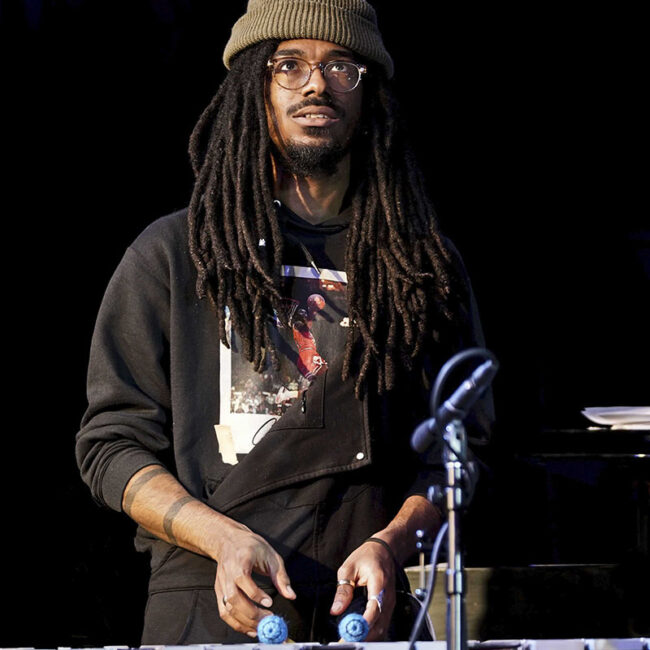 Joel Ross and Good Vibes performing at the VT Jazz Center, Brattleboro, Vermont, February 2022