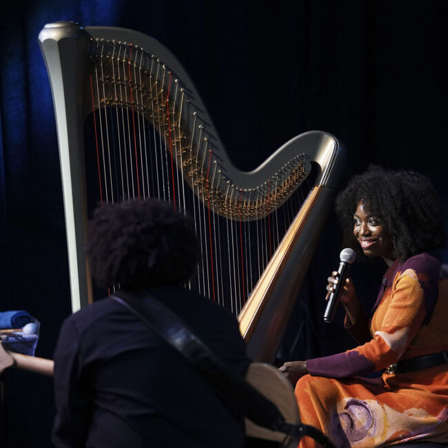 Brandee Younger Trio at the Vermont Jazz Center, January 18, 2025